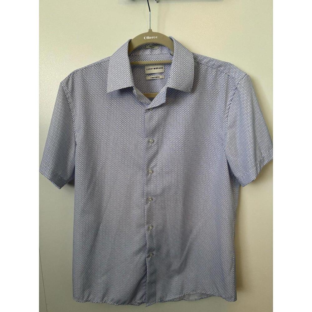 Men’s Lucky Brand, Slim Fit 4-way Stretch Button up